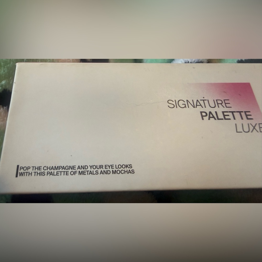 Luxe signature Champagne Wishes Eyeshadow Palette highlighter cream frost brown - Picture 4 of 6
